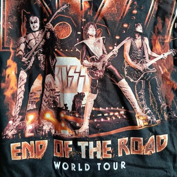 M🎵 Official Merchandise Kiss NY MSG End Of The Road Tour Shirt Unisex - Picture 5 of 7